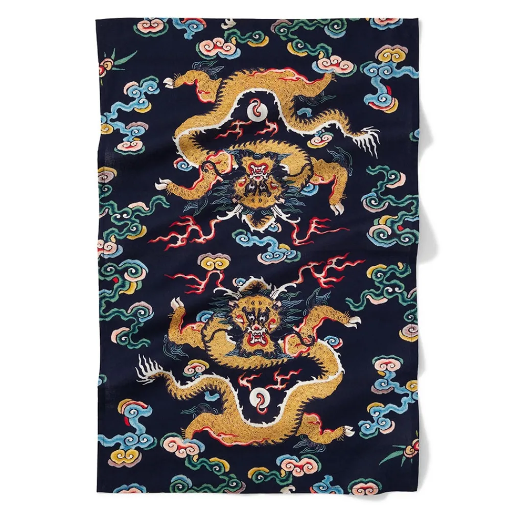 Chinese Dragon Rank Badge Tea Towel*The Met Store Online