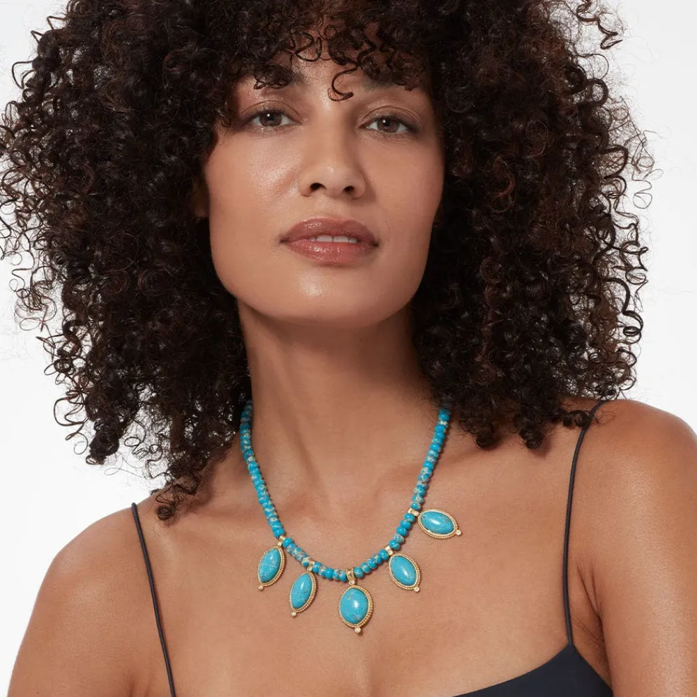 Egyptian Hathor Turquoise Multi-Drop Necklace*The Met Store Cheap