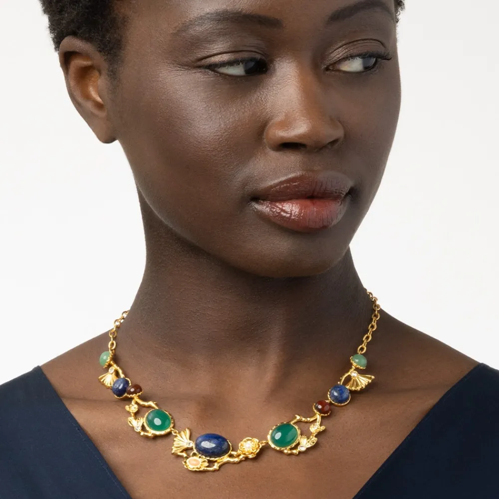 Japanese Imari Collar Necklace*The Met Store Hot
