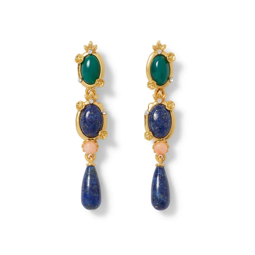 Japanese Imari Linear Drop Earrings*The Met Store New