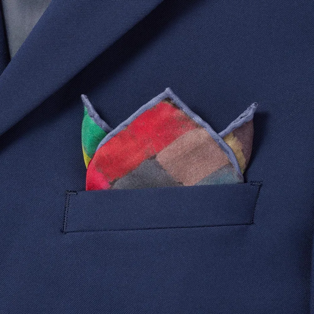 Klee May Picture Silk Pocket Square*The Met Store Cheap