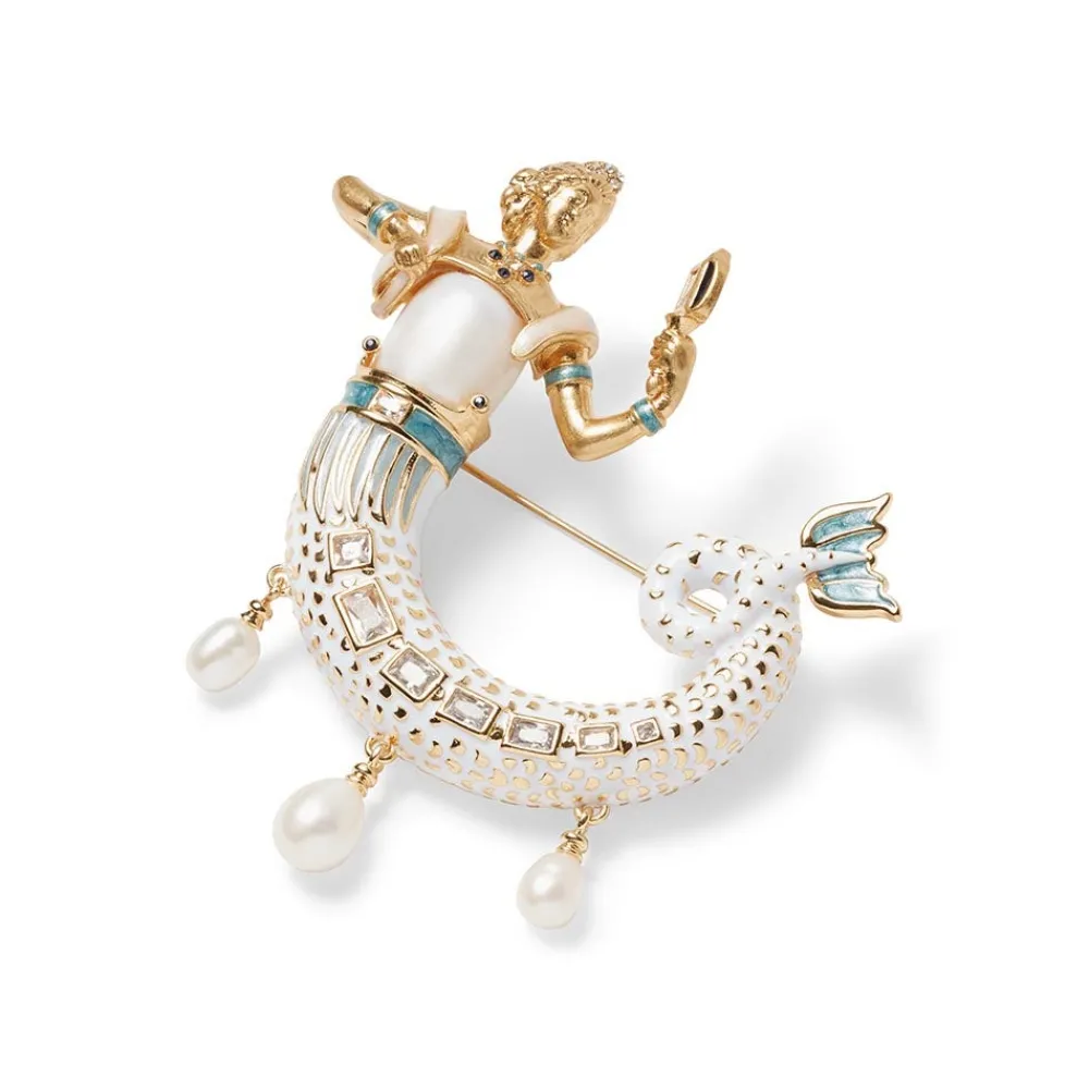 Mermaid Baroque Pearl Brooch*The Met Store Outlet