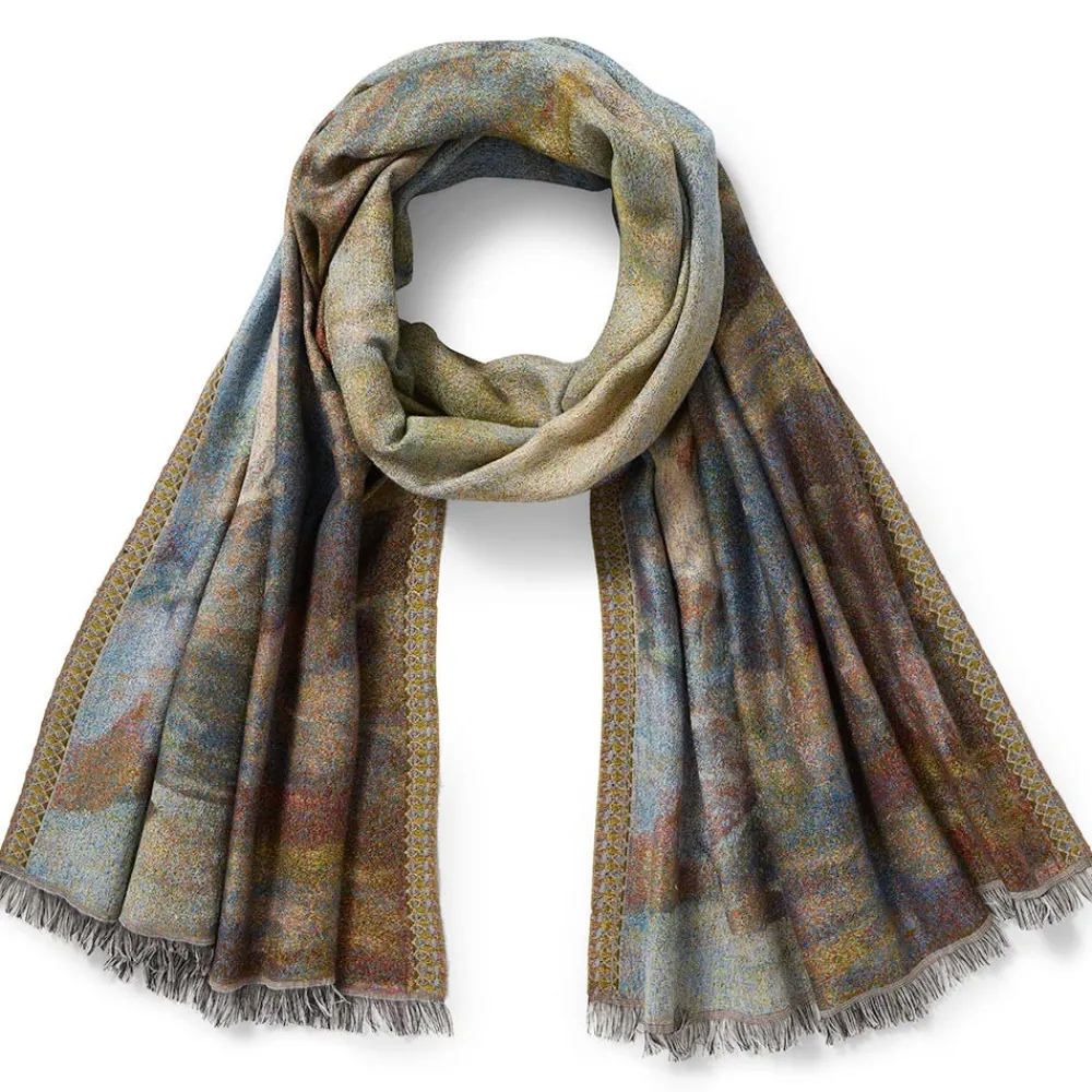 Monet Bridge and Water Lilies Shawl*The Met Store Fashion