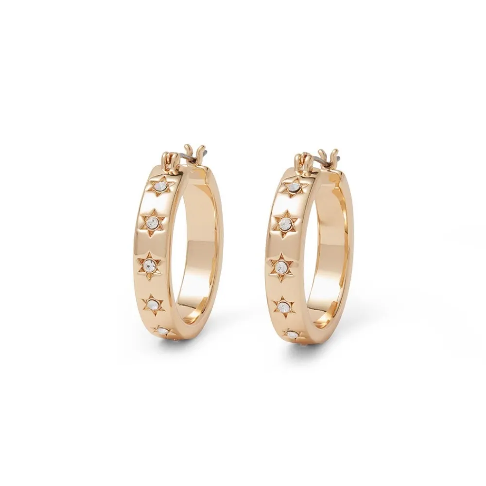 Star Hoop Earrings*The Met Store Cheap