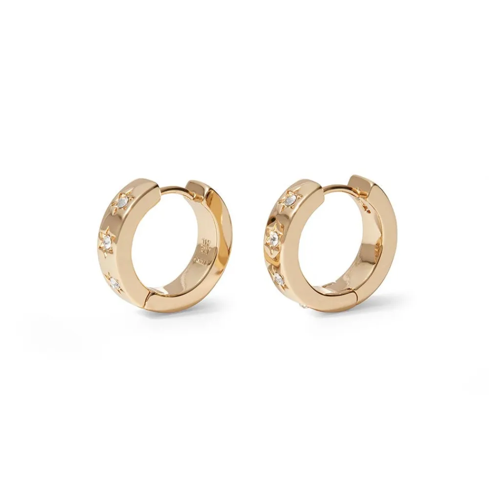 Star Huggie Earrings*The Met Store Fashion
