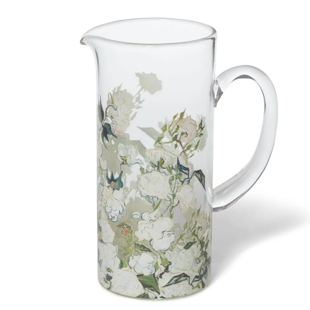 Van Gogh Roses Glass Pitcher*The Met Store New