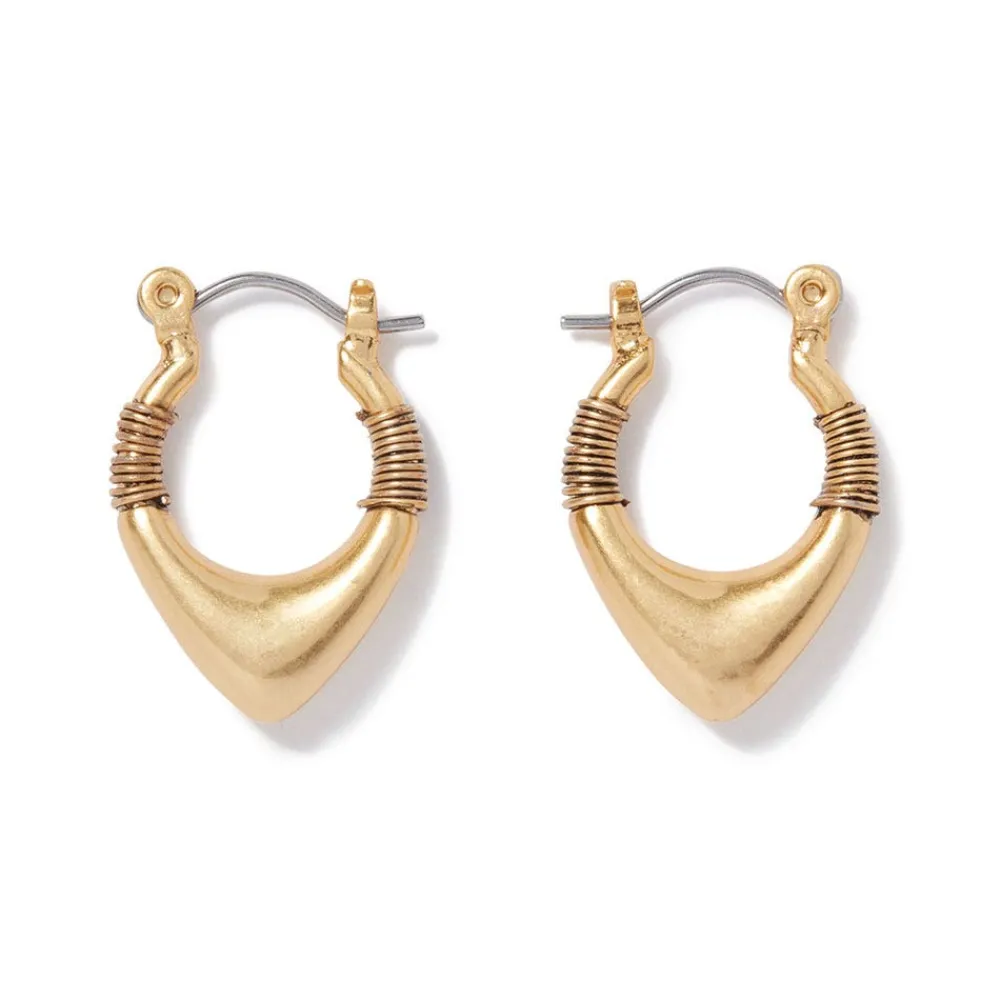 Wrapped Chevron Huggie Earrings*The Met Store Flash Sale